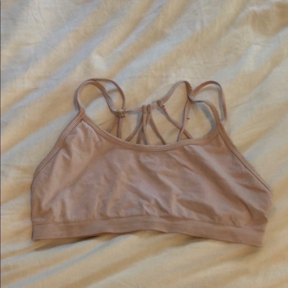 Fabletics Pale Pink Sports Bra